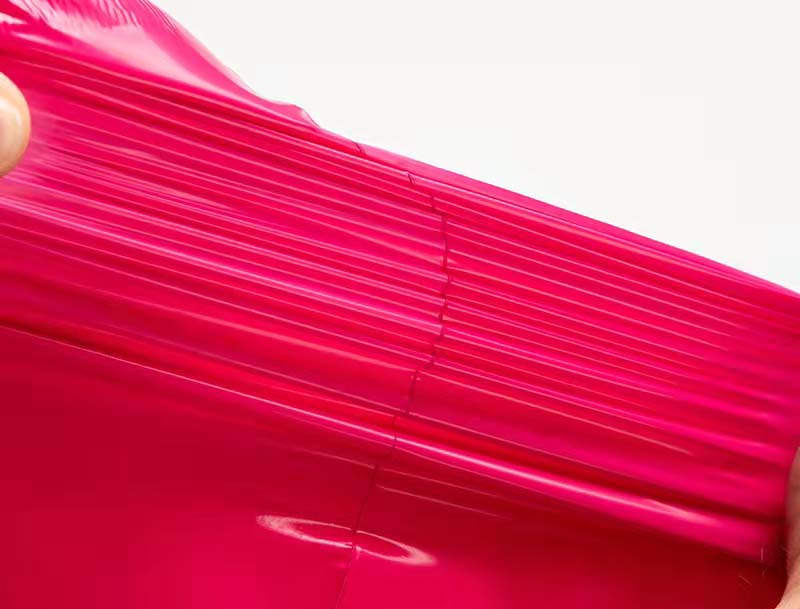 康玫红色快递袋-05