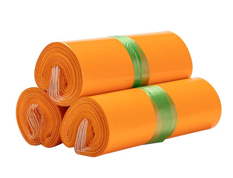 康橙色快递袋-04